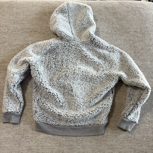 Victoria’s Secret PINK OU OKLAHOMA SOONERS Pullover Teddy Bear Fleece Hoodie L - Picture 10 of 10